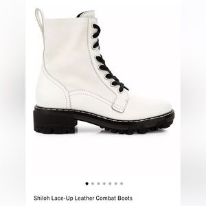 EUC rag & bone Shiloh Antique White Boots Size 40